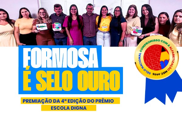 Formosa é Selo Ouro